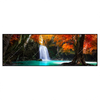 Led Wandbild Wasserfall Im Wald Panorama Produktvorschau Frontal