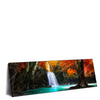 Led Wandbild Wasserfall Im Wald Panorama Produktvorschau Seitlich