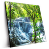 Led Wandbild Wasserfall In Mexiko Quadrat Produktvorschau Seitlich
