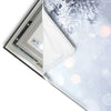 Led Wandbild Weihnachtskugeln Im Winterwunderland Hochformat Materialvorschau