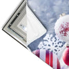 Led Wandbild Weihnachtskugeln Im Winterwunderland Panorama Materialvorschau