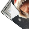 Led Wandbild Weihnachtsmann Fuettert Rentier Schmal Materialvorschau