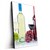 Led Wandbild Wein In Flaschen Und Glaesern Hochformat Produktvorschau Seitlich