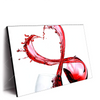 Led Wandbild Wein Liebe Querformat Produktvorschau Seitlich