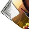 Led Wandbild Wein Toscana Querformat Materialvorschau