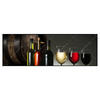Led Wandbild Wein Trauben Panorama Produktvorschau Frontal