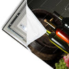 Led Wandbild Wein Trauben Quadrat Materialvorschau