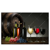 Led Wandbild Wein Trauben Querformat Produktvorschau Frontal