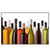 Led Wandbild Weinflaschen Querformat Produktvorschau Frontal