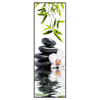 Led Wandbild Weisse Orchidee Zensteine Schmal Produktvorschau Frontal