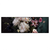 Led Wandbild Weisse Pfingstrosen Panorama Produktvorschau Frontal