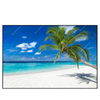 Led Wandbild Weisser Strand Kokospalme Querformat Produktvorschau Frontal