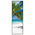 Led Wandbild Weisser Strand Kokospalme Schmal Produktvorschau Frontal