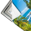 Led Wandbild Wilder Karibischer Strand Querformat Materialvorschau
