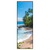 Led Wandbild Wilder Karibischer Strand Schmal Produktvorschau Frontal