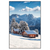 Led Wandbild Winteridylle In Den Bergen Hochformat Produktvorschau Frontal