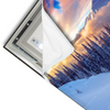 Led Wandbild Winterliches Gebirge Querformat Materialvorschau