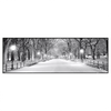 Led Wandbild Wintermorgen Im Central Park Panorama Produktvorschau Frontal