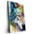 Led Wandbild Wolf Mit Bunten Farbspritzern No 2 Hochformat Produktvorschau Seitlich