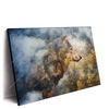 Led Wandbild Wolf Wald No 2 Querformat Produktvorschau Seitlich