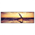 Led Wandbild Yoga Am Lila Strand Panorama Produktvorschau Frontal