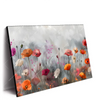 Led Wandbild Zarte Mohnblumen Im Wind Querformat Produktvorschau Seitlich