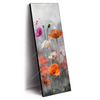 Led Wandbild Zarte Mohnblumen Im Wind Schmal Produktvorschau Seitlich