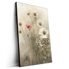 Led Wandbild Zarte Wildblumen In Pastelltoenen Hochformat Produktvorschau Seitlich