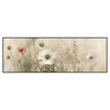 Led Wandbild Zarte Wildblumen In Pastelltoenen Panorama Produktvorschau Frontal