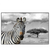 Led Wandbild Zebra In Afrika Querformat Produktvorschau Frontal