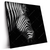 Led Wandbild Zebra Schwarzweiss Quadrat Produktvorschau Seitlich