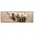 Led Wandbild Zebra Staub Panorama Produktvorschau Frontal