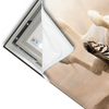 Led Wandbild Zebra Staub Querformat Materialvorschau