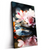 Led Wandbild Zen Steine Mit Blumen Hochformat Produktvorschau Seitlich