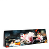 Led Wandbild Zen Steine Mit Blumen Panorama Produktvorschau Seitlich