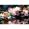 Led Wandbild Zen Steine Mit Blumen Querformat Motivvorschau