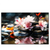 Led Wandbild Zen Steine Mit Blumen Querformat Produktvorschau Frontal
