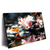 Led Wandbild Zen Steine Mit Blumen Querformat Produktvorschau Seitlich