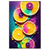 Led Wandbild Zitronen Neon Farbe Hochformat Produktvorschau Frontal