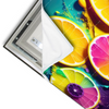 Led Wandbild Zitronen Neon Farbe Querformat Materialvorschau