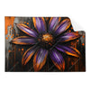 Textil Ersatzdruck Abstrakte Blume In Orange Lila Querformat Produktvorschau Frontal