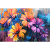 Textil Ersatzdruck Abstrakte Blumenpracht Querformat Motivvorschau