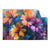Textil Ersatzdruck Abstrakte Blumenpracht Querformat Produktvorschau Frontal