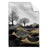 Textil Ersatzdruck Abstrakte Landschaft No 2 Hochformat Produktvorschau Frontal