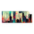Textil Ersatzdruck Abstrakte Skyline No 3 Panorama Produktvorschau Frontal