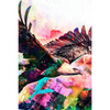 Textil Ersatzdruck Abstrakter Adler Hochformat Motivvorschau