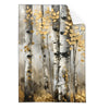 Textil Ersatzdruck Abstrakter Birkenwald Hochformat Produktvorschau Frontal