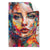 Textil Ersatzdruck Abstraktes Frauenportraet Aurora Hochformat Produktvorschau Frontal