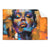Textil Ersatzdruck Abstraktes Frauenportraet Dilara Querformat Produktvorschau Frontal