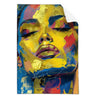 Textil Ersatzdruck Abstraktes Frauenportraet Gloria Hochformat Produktvorschau Frontal
